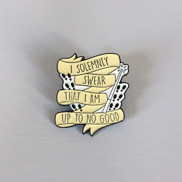 ๐50% OFF/3+...I SOLEMNLY SWEAR THAT I AM UP TO NO GOOD Pin (Harry Potter) - Picture 1 of 5